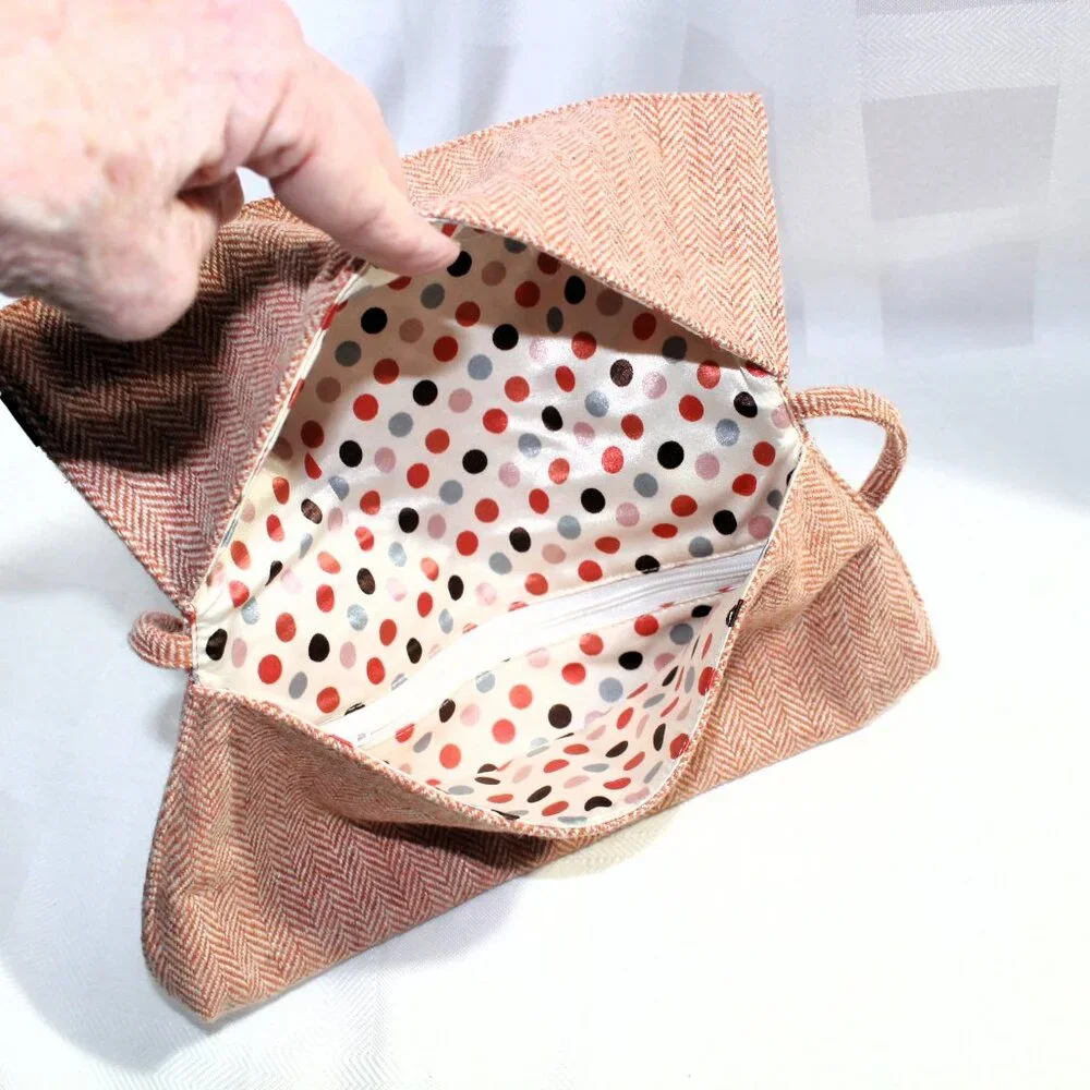 Buji Baja Wool Blend Clutch / Purse
